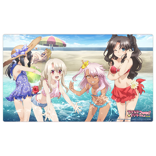 Fate/kaleid liner プリズマ☆イリヤ ツヴァイ！]ラバーマット（イリヤ&美遊＆クロエ＆凛＆ルヴィア）