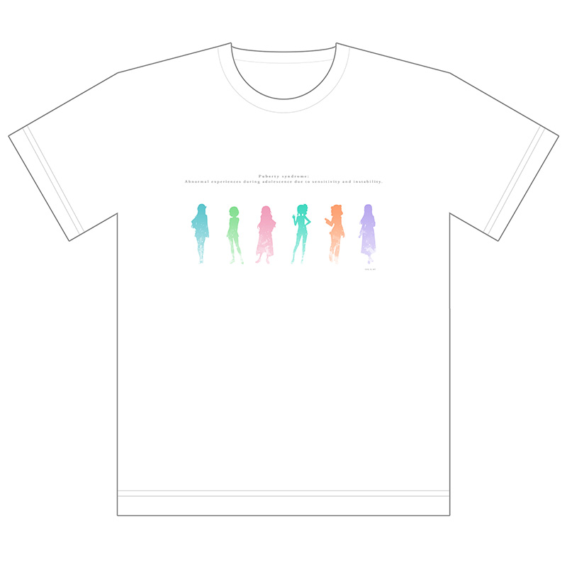 青春ブタ野郎はバニーガール先輩の夢を見ない フルカラーtシャツ シルエット