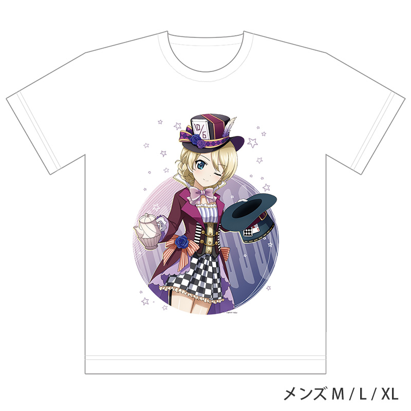 [ガールズ＆パンツァー 戦車道大作戦！]フルカラーTシャツ（ダージリン／不思議の国）