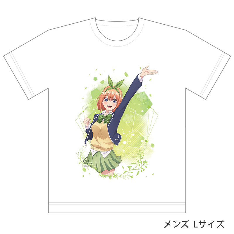 五等分の花嫁 フルカラーtシャツ 中野四葉 Lサイズ