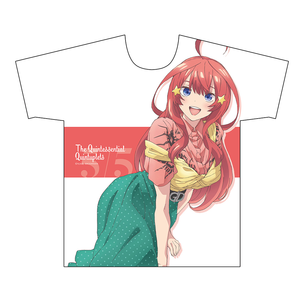 五等分の花嫁]フルグラフィックTシャツ（中野五月）