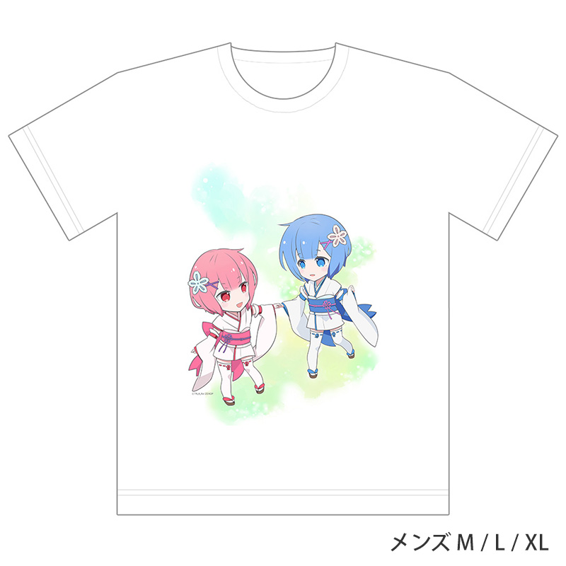 Re:ゼロから始める異世界生活]フルカラーTシャツ（ラム＆レム／幼少期）